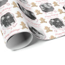 Search for little girl christmas wrapping paper Red