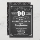 Search for cheers to 90 years invitations Chalkboard