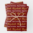 Search for deep red wrapping paper Elegant