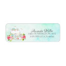 Search for luncheon return address labels Bridal shower