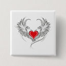 Search for angel wing badges Red