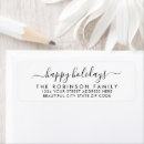 Search for happiness return address labels Elegant