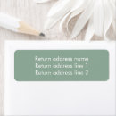 Search for hunter green return address labels Minimalist