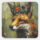 Search for fox painting stickers Cute