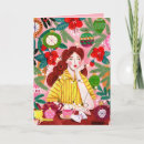 Search for 50s christmas cards Woman