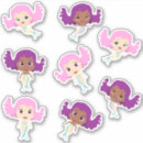 Search for black white purple stickers Mermaid