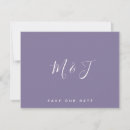 Search for lavender save the dates Simple