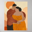 Search for abstract couple art Black