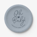 Search for oh boy baby shower plates Typography