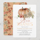 Search for orange thanksgiving invitations Floral