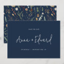 Search for navy blue save the dates Floral