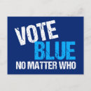 Search for who postcards Blue