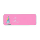 Search for pink dress return address labels Girly