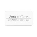 Search for hand written return address labels Black and white