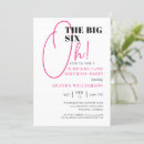 Search for big 60th birthday invitations Typography