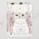 Search for tribal feathers baby shower invitations Pink