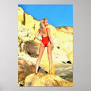 Search for beach pin up posters Woman