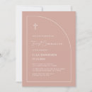 Search for pink first communion invitations Blush