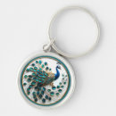 Search for gold peacock key rings For her