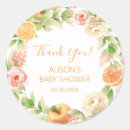Search for yellow flowers thank you stickers Girl
