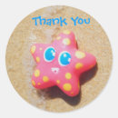 Search for starfish thank you stickers Sand