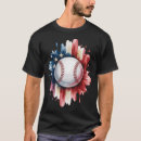 Search for baseball american flag tshirts Red white blue