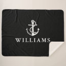 Search for white anchor blankets Boat