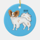 Search for papillon christmas tree decorations Dog