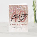 Search for 40 birthday cards Forty