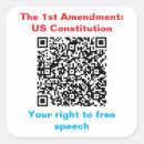 Search for first amendment stickers Free speech