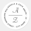 Search for classic design return address labels Elegant