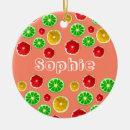 Search for fruits christmas tree decorations Fruity