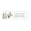 Search for winter woodland return address labels Bridal shower