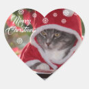 Search for new years cat stickers Santa