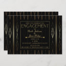 Search for art deco engagement party invitations Chic