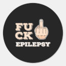 Search for epilepsy fighter stickers Warrior