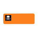 Search for skull return address labels Halloween