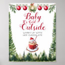 Search for its cold outside baby posters Watercolor