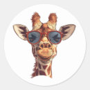 Search for funny giraffe stickers Safari