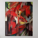 Search for abstract fox art Red