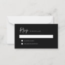 Search for clean rsvp cards Calligraphy script
