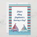 Search for sail boat baby shower invitations Ocean
