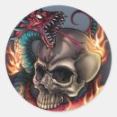 Search for motorcycle skull stickers Snake