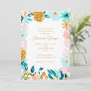 Search for gold floral border invitations Modern