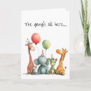 Search for cartoon birthday cards Giraffe