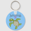 Search for green turtle key rings Beach