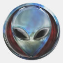 Search for alien head stickers Aliens