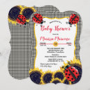 Search for ladybug baby girl shower invitations Floral