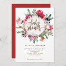 Search for winter baby shower christmas invitations Floral