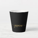 Search for monogram black gold mugs Birthday